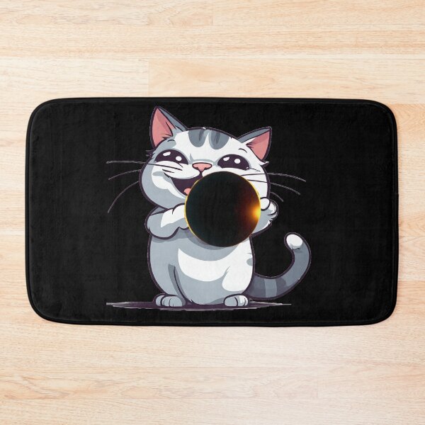 Item preview, Cat Holding a Solar Eclipse – Cosmic Cat Art designed and sold by Jho251981.