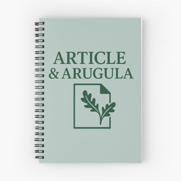 Item preview, Article & Arugula – Legal Food Pun Design designed and sold by Bratak.