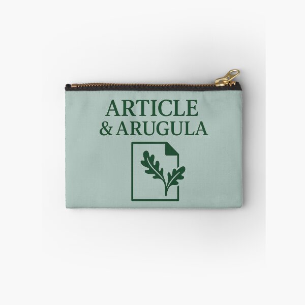 Item preview, Article & Arugula – Legal Food Pun Design designed and sold by Bratak.