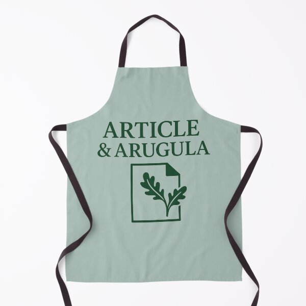 Item preview, Article & Arugula – Legal Food Pun Design designed and sold by Bratak.