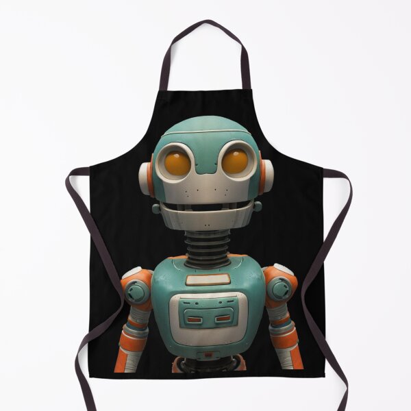 Item preview, Funny Robot Cartoon Sci-Fi designed and sold by Static-Fractal.