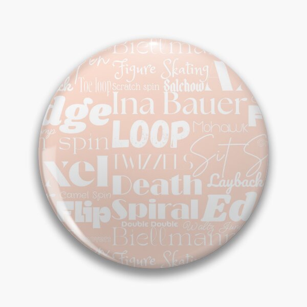 Item preview, Figure Skating Words- Subway Style Print- Peach designed and sold by PD-Skating.