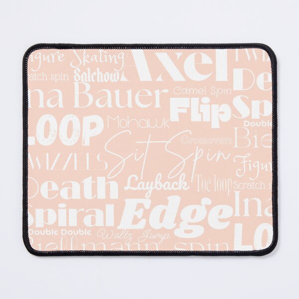 Item preview, Figure Skating Words- Subway Style Print- Peach designed and sold by PD-Skating.