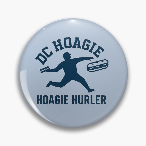 Item preview, DC Hoagie Howl – Retro Sports Meme Emblem designed and sold by Bratak.