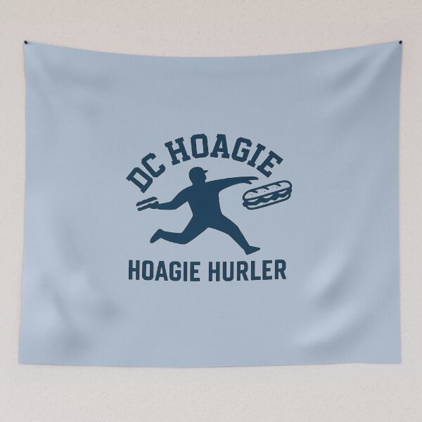 Item preview, DC Hoagie Howl – Retro Sports Meme Emblem designed and sold by Bratak.