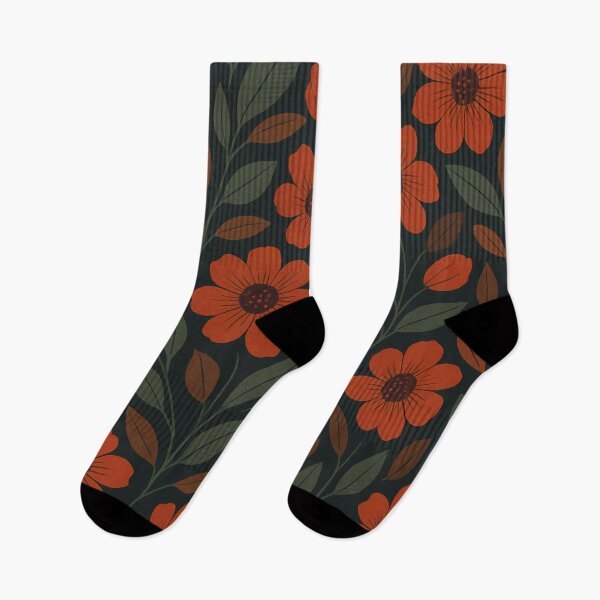 Artikelvorschau, Kräftiges Herbstblumenmuster entworfen und verkauft von GrizzlyJohns.