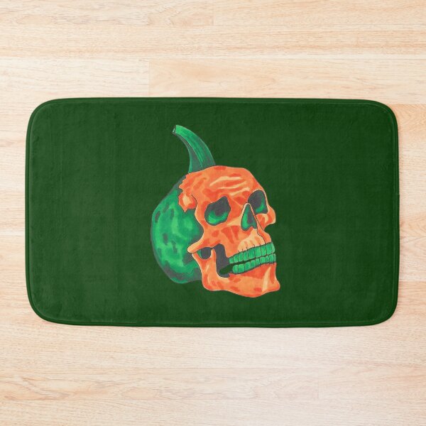 Item preview, Halloween Pumpkin Colored Skull designed and sold by BHG Art & Designs.