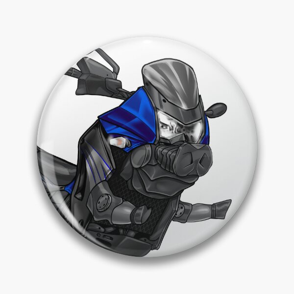 Item preview, Kawasaki KLR650 2010 (Candy Thunder Blue) for Motorcycle Riders designed and sold by MotoApparelHub.