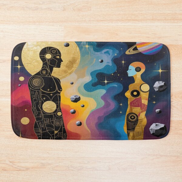 Item preview, Cosmic Connection – Two Beings in a Galactic Dialogue between Light, Technology & Fantasy designed and sold by FotoworldEdel.