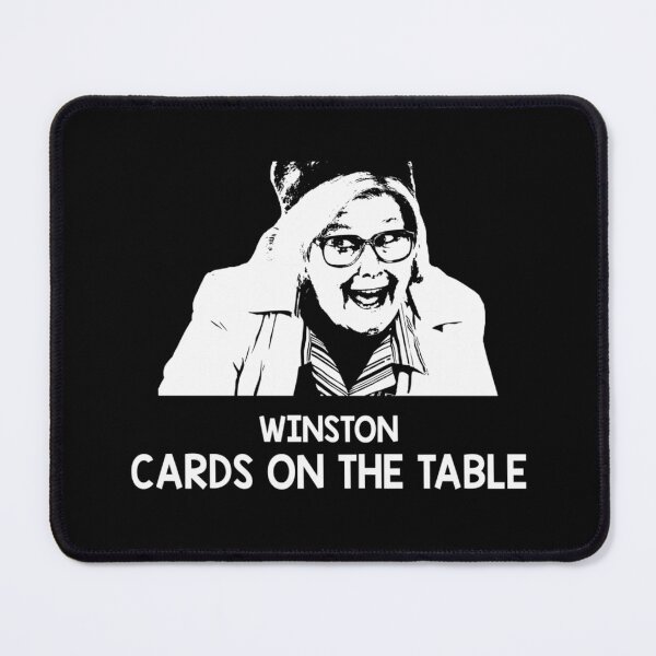 Item preview, White And Black Still Game Movies, Winston Cards On The Table  designed and sold by ammeluyarted.