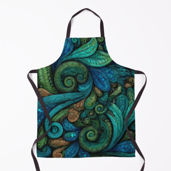 Item preview, New Zealand Māori Paua Pattern Koru Design 486 designed and sold by GrinGalore.