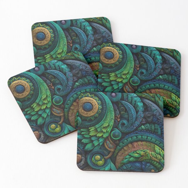 Item preview, New Zealand Māori Paua Pattern Koru Design 487 designed and sold by GrinGalore.