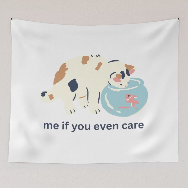 Item preview, me if you even care - cat & fish designed and sold by blackstarred.