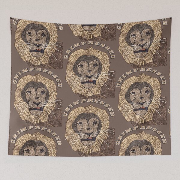Item preview, Unimpressed and Bored Male Lion designed and sold by kristalcurt.