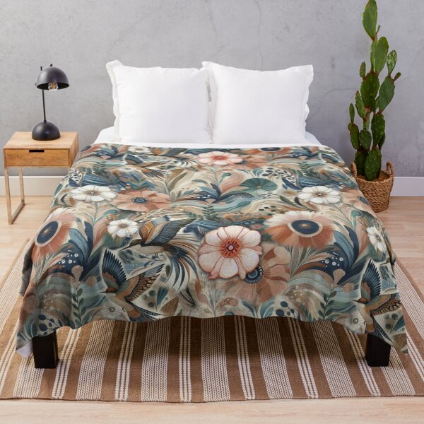 Item preview, Bohemian mix of Colours of flowers and birds designed and sold by NadineMay.