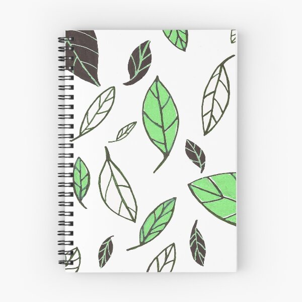 Item preview, Gliding Leaves Green/Black designed and sold by lifecycleprints.