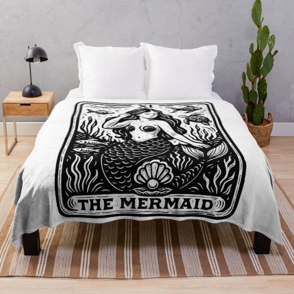 Item preview, The Tarot Card Halloween Mermaid Gothic design designed and sold by Colorfulman.