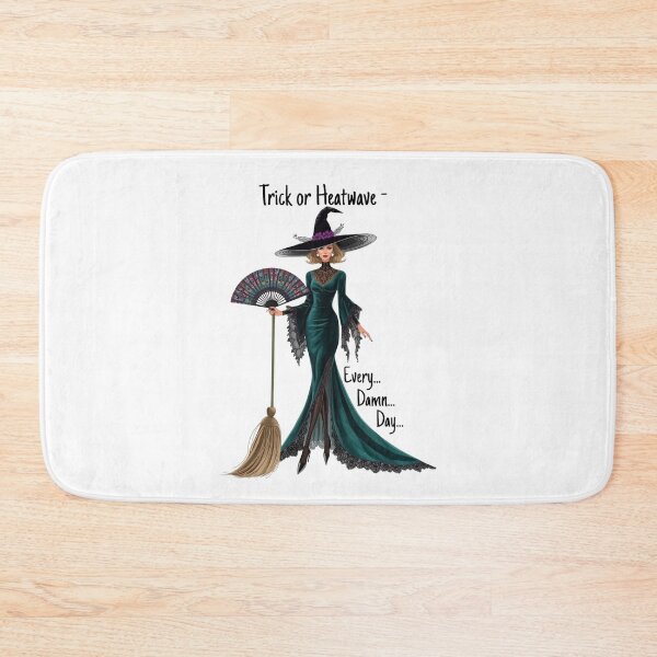 Item preview, Trick or Heatwave – Funny Witch Halloween Menopause WDNC Design designed and sold by jelonkaa.
