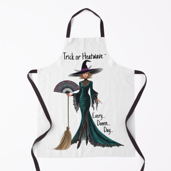 Item preview, Trick or Heatwave – Funny Witch Halloween Menopause WDNC Design designed and sold by jelonkaa.