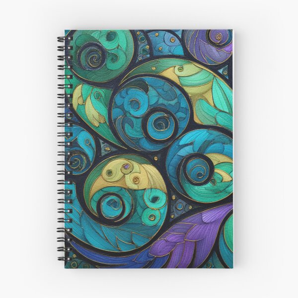 Item preview, New Zealand Māori Paua Pattern Koru Design 489 designed and sold by GrinGalore.