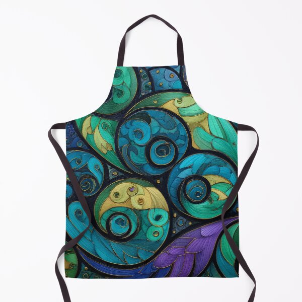 Item preview, New Zealand Māori Paua Pattern Koru Design 489 designed and sold by GrinGalore.