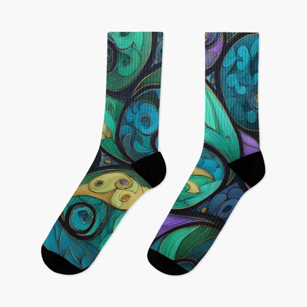 Item preview, New Zealand Māori Paua Pattern Koru Design 489 designed and sold by GrinGalore.