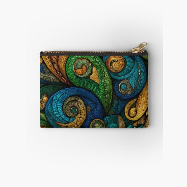 Item preview, New Zealand Māori Paua Pattern Koru Design 490 designed and sold by GrinGalore.