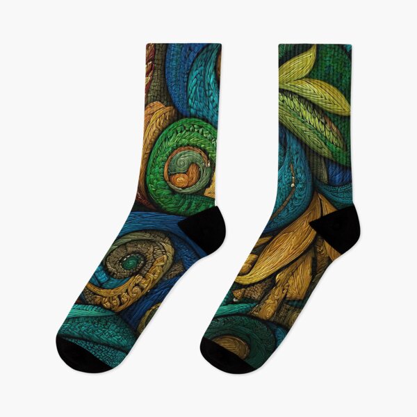 Item preview, New Zealand Māori Paua Pattern Koru Design 490 designed and sold by GrinGalore.