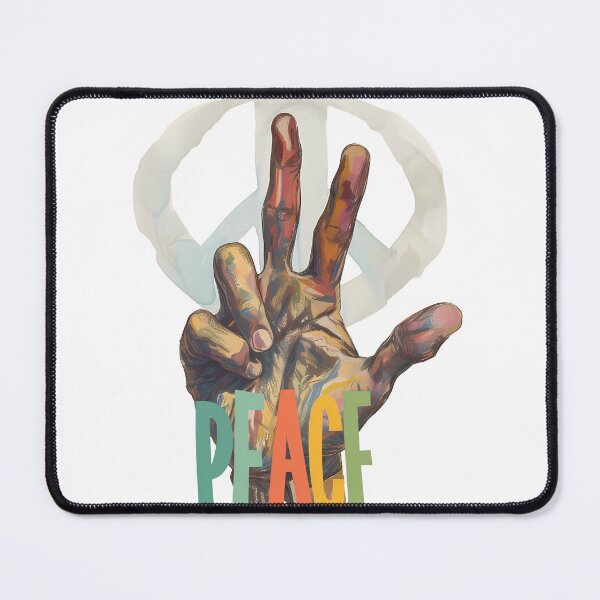 Item preview, Peace Hand Sign – Colorful Art with Peace Symbol designed and sold by DesignArtist.ia.