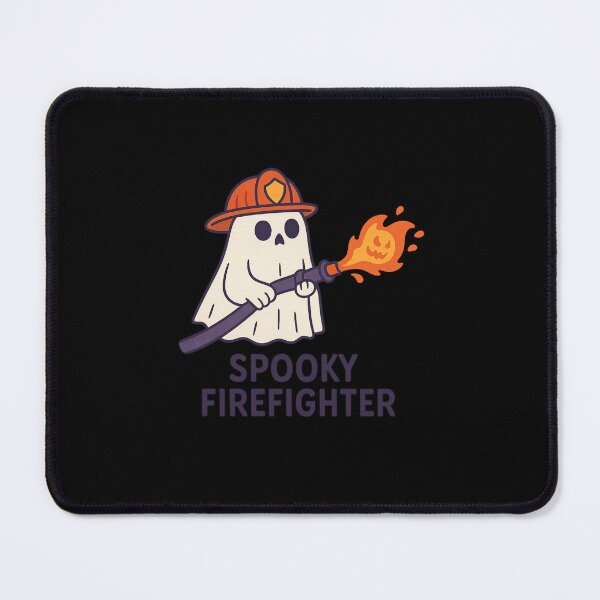 Item preview, Spooky Firefighter Halloween Ghost Costume – Cute Fireman Design for Kids designed and sold by EuropeanPrints.