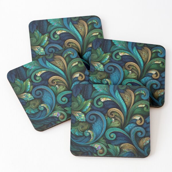 Item preview, New Zealand Māori Paua Pattern Koru Design 491 designed and sold by GrinGalore.