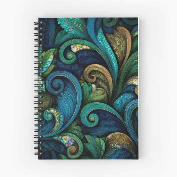 Item preview, New Zealand Māori Paua Pattern Koru Design 491 designed and sold by GrinGalore.