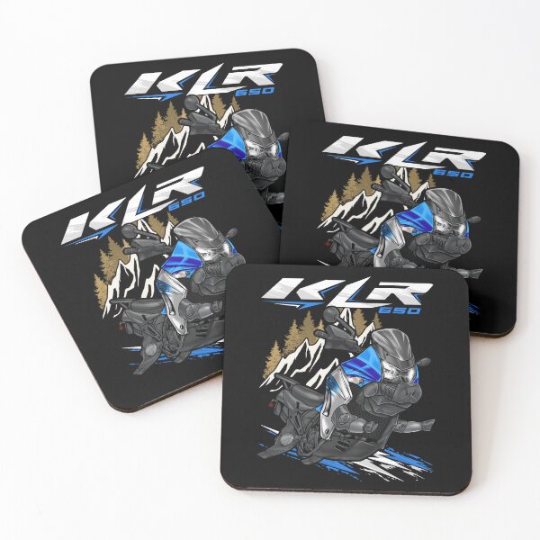Item preview, Kawasaki KLR650 2011 (Candy Plasma Blue & Galaxy Silver) for Motorcycle Riders designed and sold by MotoApparelHub.