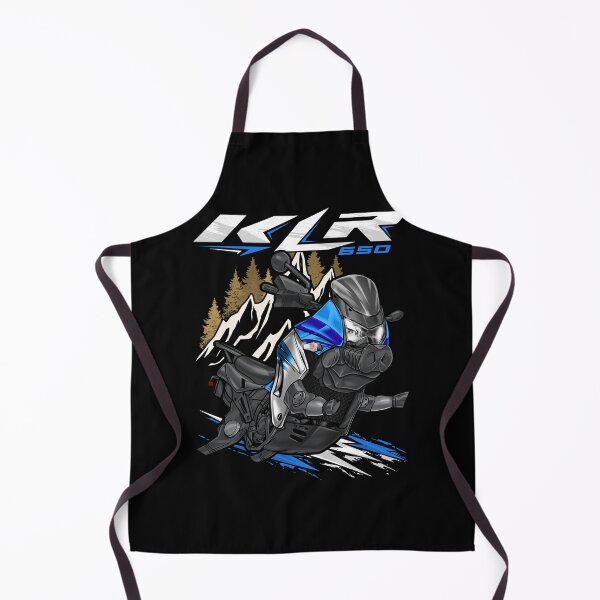Item preview, Kawasaki KLR650 2011 (Candy Plasma Blue & Galaxy Silver) for Motorcycle Riders designed and sold by MotoApparelHub.