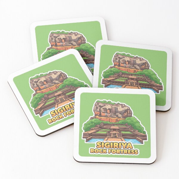 Item preview, Sigiriya Rock Fortress Sticker, Sri Lanka Landmark, Sri Lanka Gift designed and sold by Patterned by Pixels.