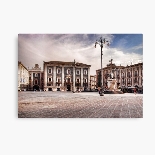 Piazza Duomo, Catania Canvas Print