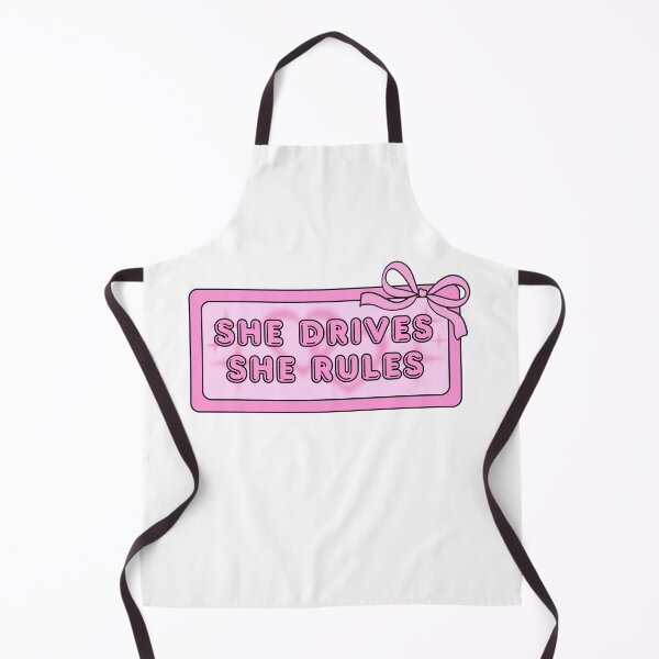 Item preview, She Drives She Rules Bad Driver Bumper Sticker designed and sold by Panqpond.