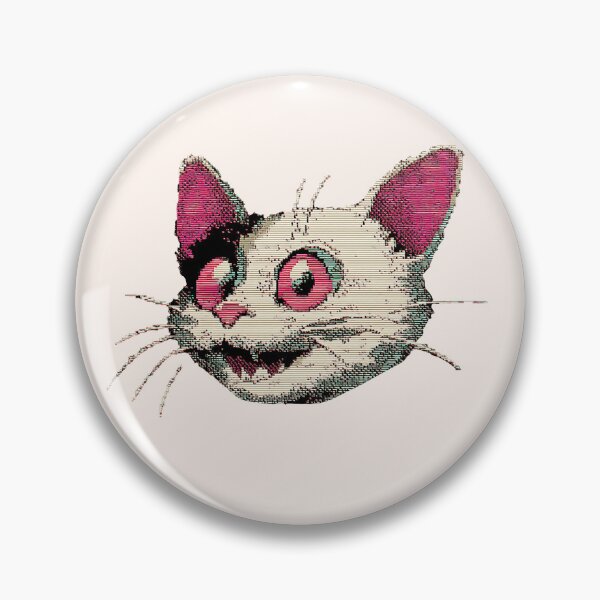 Item preview, Cute but Angry Pixel Cat Head Icon designed and sold by Bambooartist.
