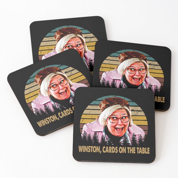 Item preview, Vintage Retro Still Game Films, Winston, Cards On The Table  designed and sold by ammeluyarted.