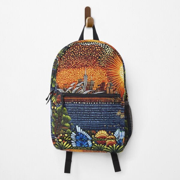 Item preview, Aboriginal Inspired Dot Art - Beautiful Sydney City designed and sold by GrinGalore.