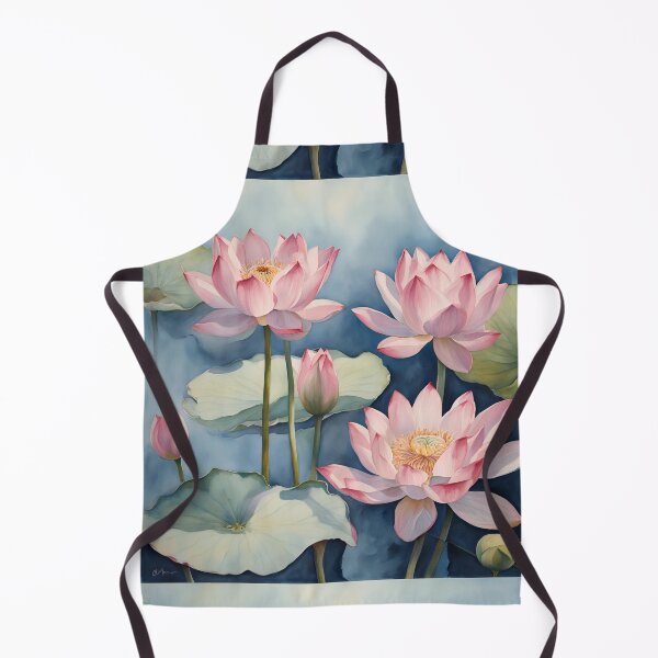 Item preview, Pink Lotus Elegant Romantic Pastel Colors, Flowers Lotus Watercolor designed and sold by KolorellaS.