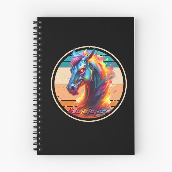 Item preview, mystical demon horse - Rainbow colors - Nightmare designed and sold by Bukhisz.