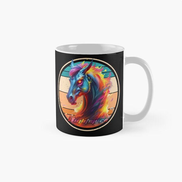 Item preview, mystical demon horse - Rainbow colors - Nightmare designed and sold by Bukhisz.
