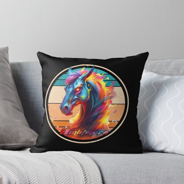 Item preview, mystical demon horse - Rainbow colors - Nightmare designed and sold by Bukhisz.
