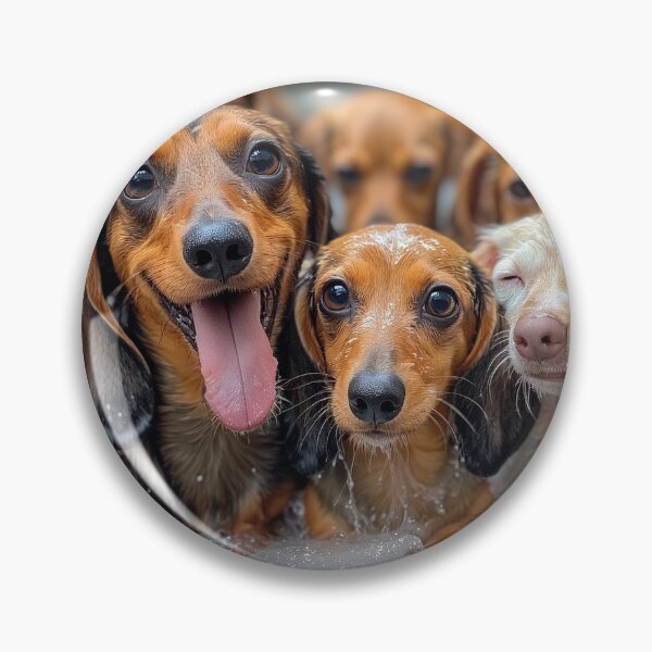 Item preview, Dachshund bath time designed and sold by Keljawa64.