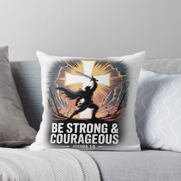 Item preview, Be Strong & Courageous – Joshua 1:9 designed and sold by GENX-AUTISM-DAD.