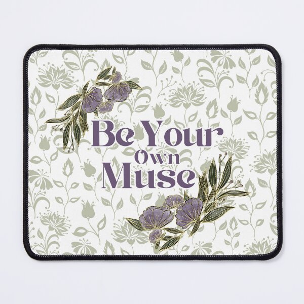 Item preview, Be Your Own Muse | Inspirational Floral Quote Art designed and sold by Floraza.