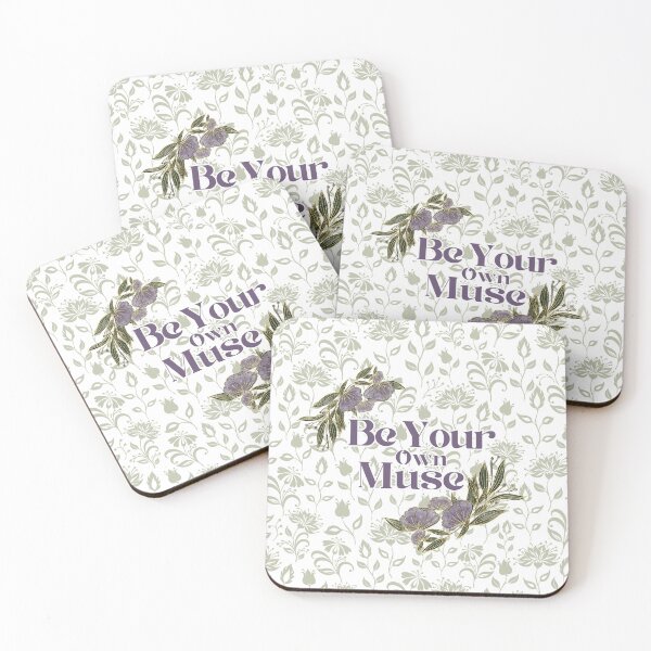 Item preview, Be Your Own Muse | Inspirational Floral Quote Art designed and sold by Floraza.