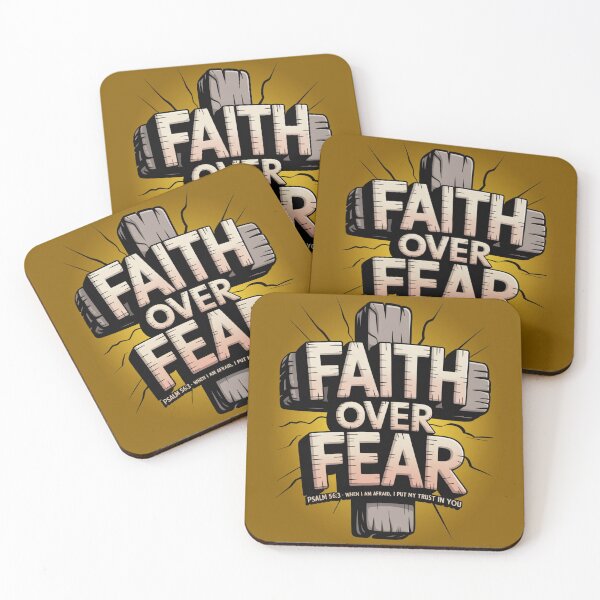 Item preview, Faith Over Fear – Psalm 56:3 designed and sold by GENX-AUTISM-DAD.