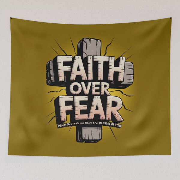 Item preview, Faith Over Fear – Psalm 56:3 designed and sold by GENX-AUTISM-DAD.